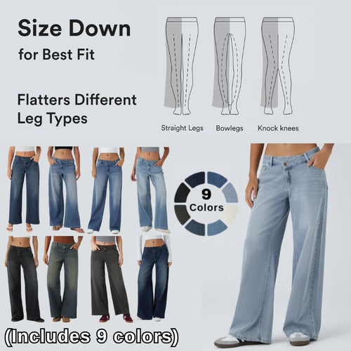 Comfort Stretch Baggy Casual Jeans