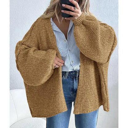 PrettyGarden Women's Oversized Cardigan Sweater - Lightweight Knit