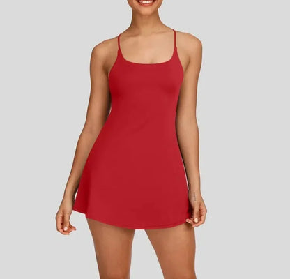 🔥Promotion Day⚡ Softlyzero Plush Backless Active Dress-Easy Peezy