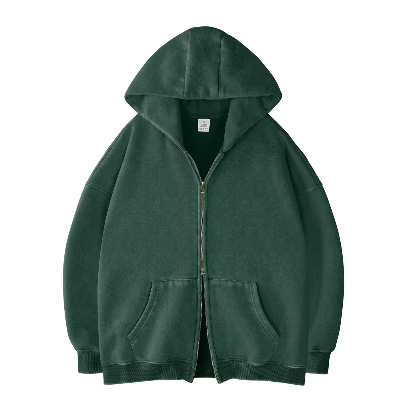 Unisex Oversized Zip-Up Hoodie