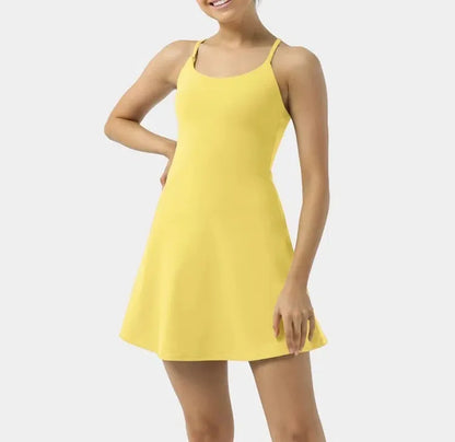 🔥Promotion Day⚡ Softlyzero Plush Backless Active Dress-Easy Peezy