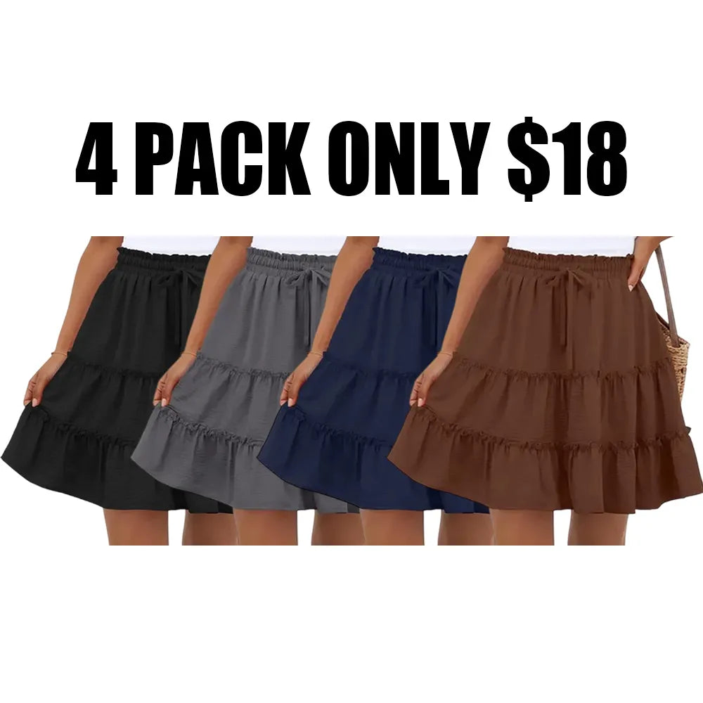 Women's Bohemian Style Midi Skirt