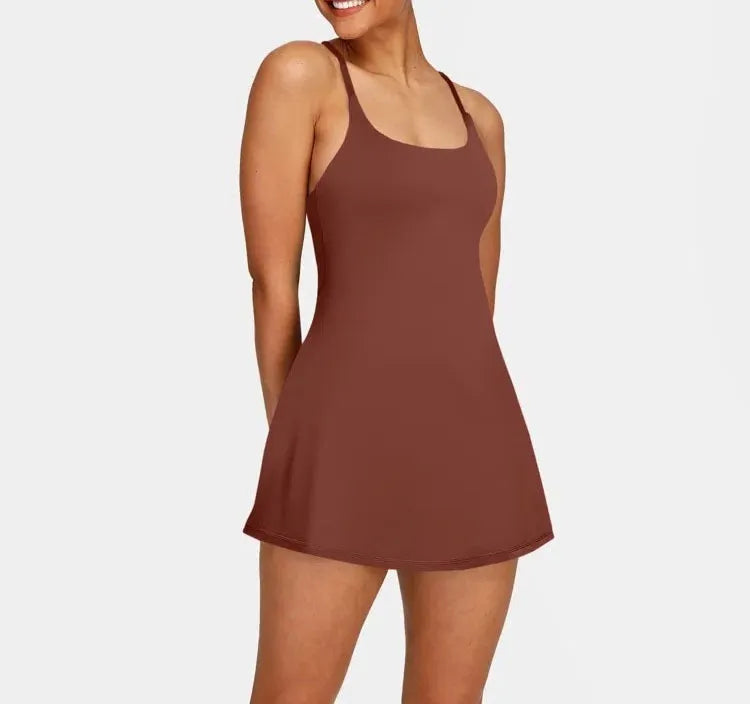 🔥Promotion Day⚡ Softlyzero Plush Backless Active Dress-Easy Peezy