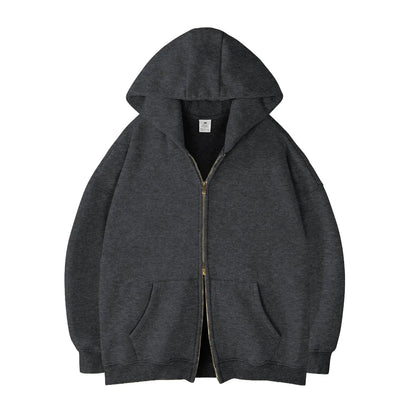 Unisex Oversized Zip-Up Hoodie