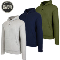 (Two Button) Heather Grey-Navy-Olive