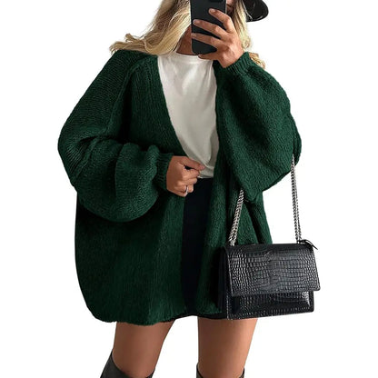 PrettyGarden Women's Oversized Cardigan Sweater - Lightweight Knit