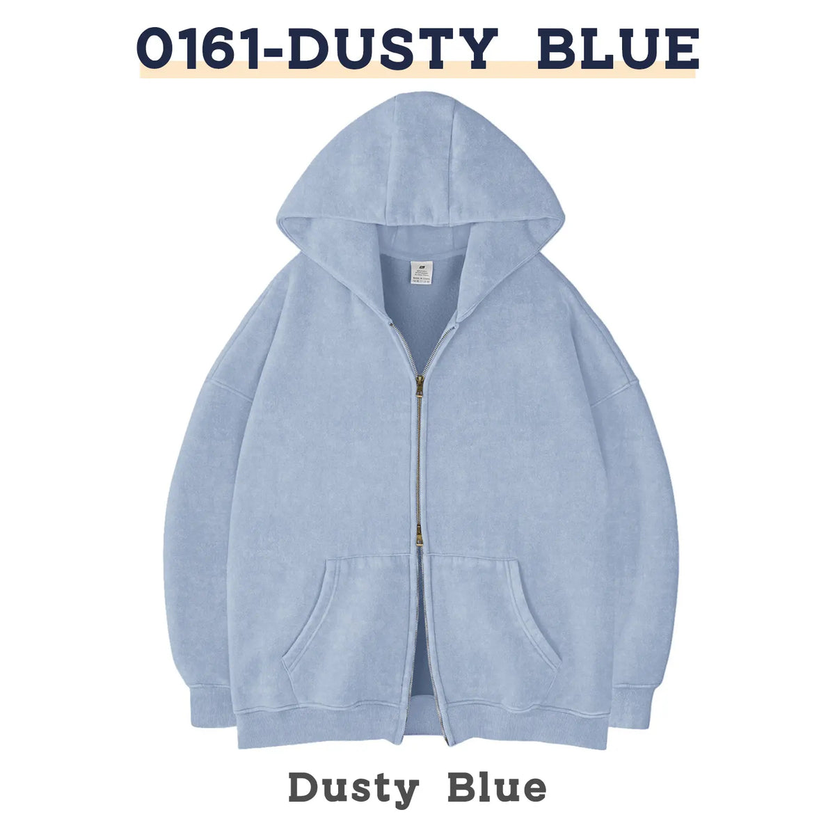 Unisex Oversized Zip-Up Hoodie