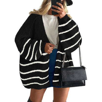 PrettyGarden Women's Oversized Cardigan Sweater - Lightweight Knit