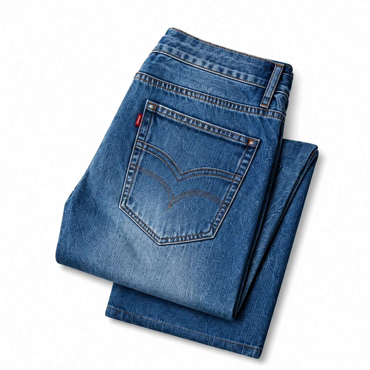 Men’s Comfort Stretch Slim Straight Leg Denim Pants Casual Daily Wear