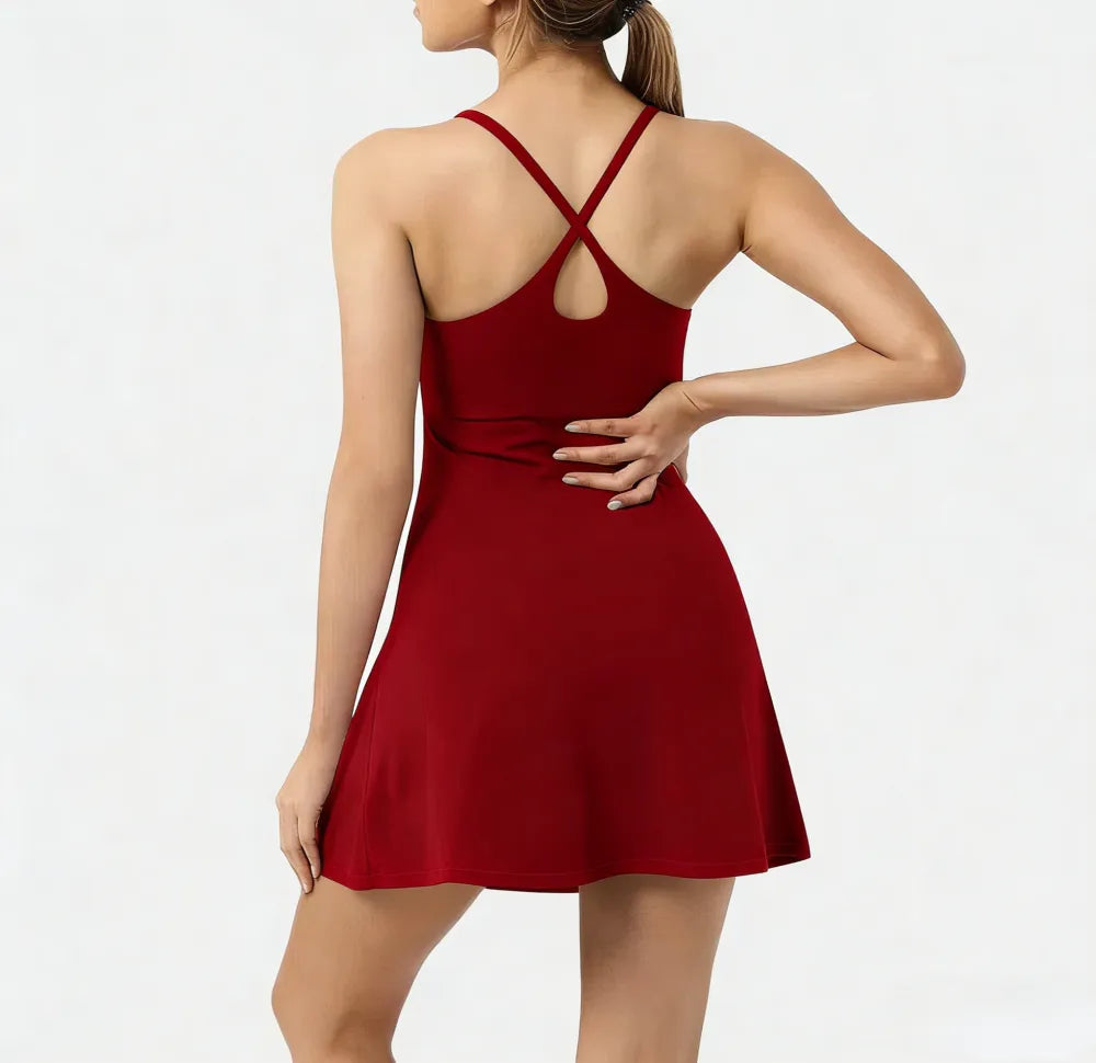 🔥Promotion Day⚡ Softlyzero Plush Backless Active Dress-Easy Peezy