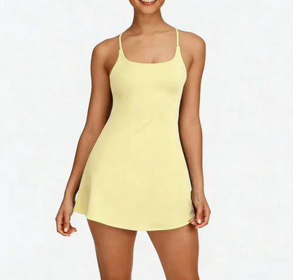 🔥Promotion Day⚡ Softlyzero Plush Backless Active Dress-Easy Peezy