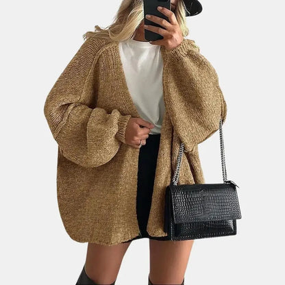 PrettyGarden Women's Oversized Cardigan Sweater - Lightweight Knit