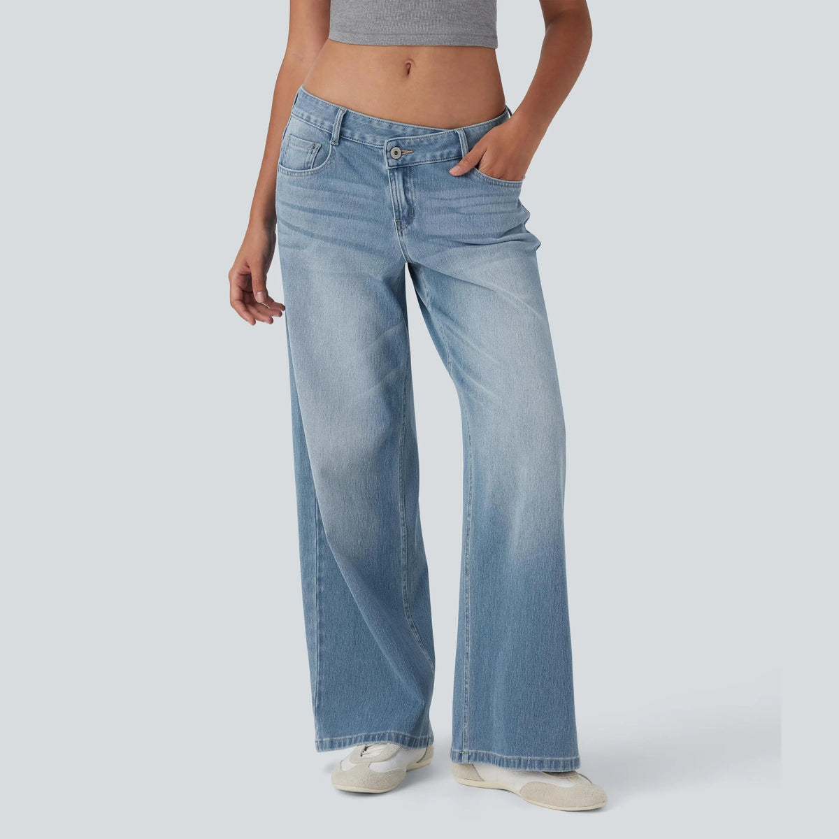 Comfort Stretch Baggy Casual Jeans