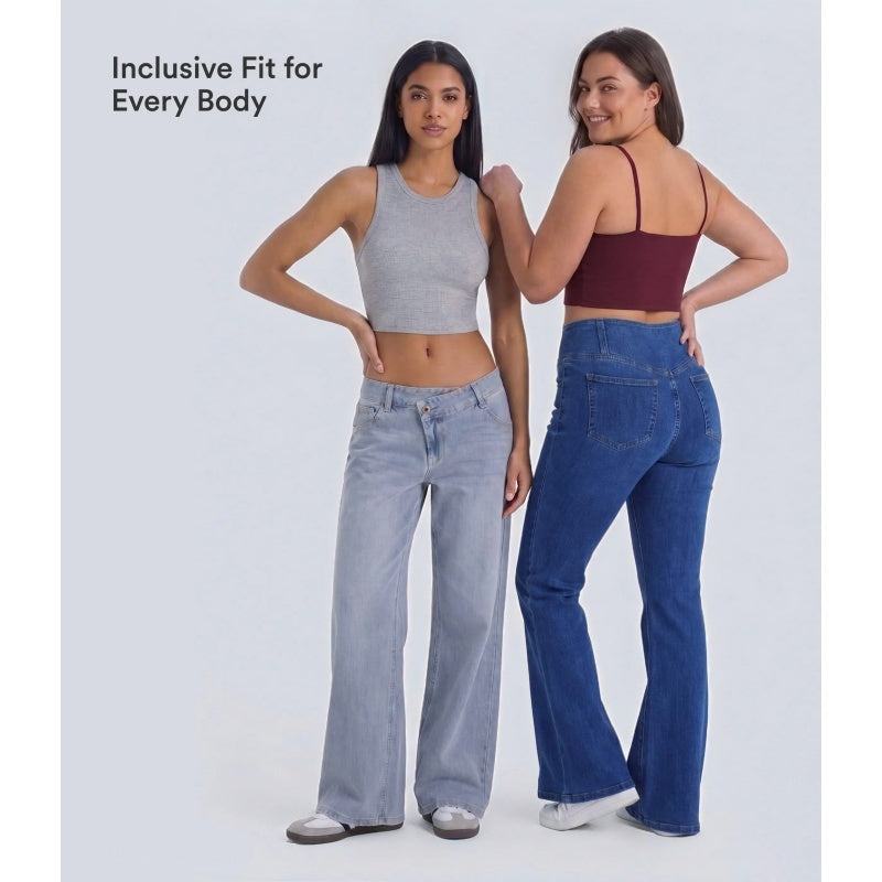 Comfort Stretch Baggy Casual Jeans